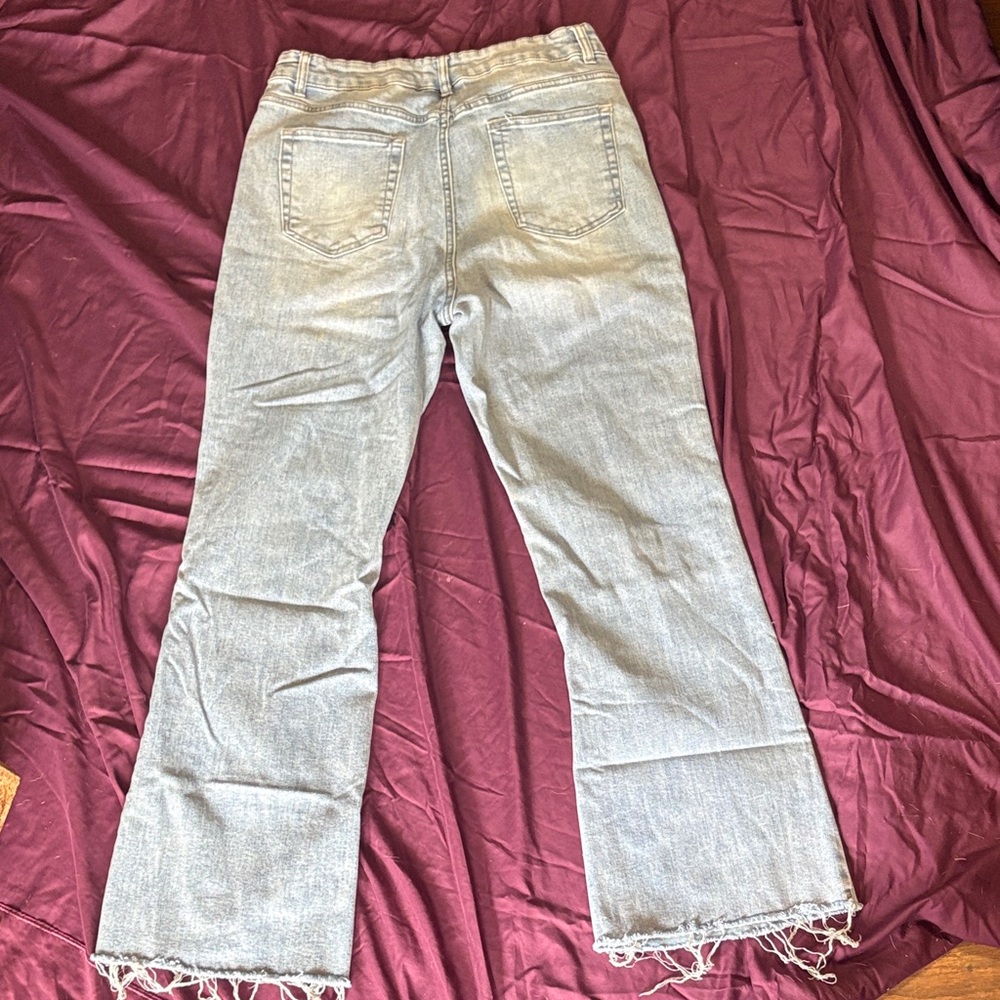 Oat New York Women's Straight Leg Jeans - Light Gray